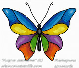 Бабочки, бесплатные схемы для вышивки крестом